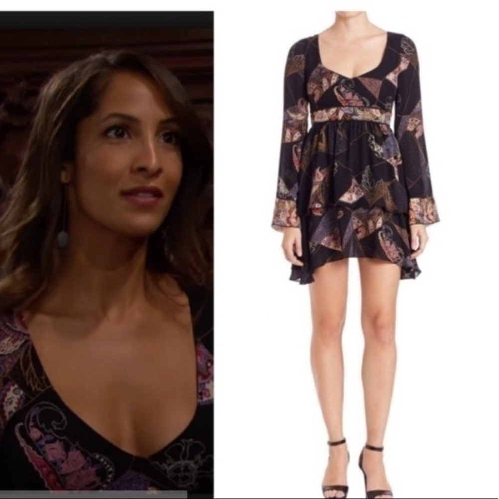 Elizabeth & James young restless patchwork dress